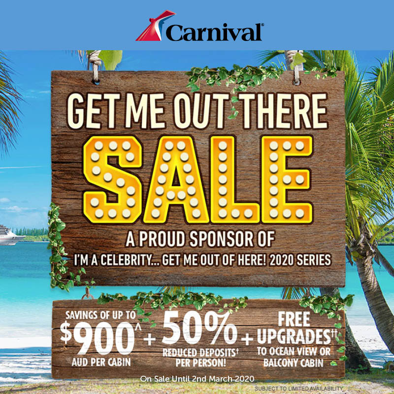  carnival cruise deals from sydney with three fun ships carnival 