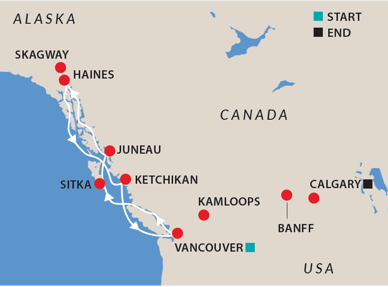 Best of the Rocky Mountains, Canada & Alaska 17 Nights 2 Departures