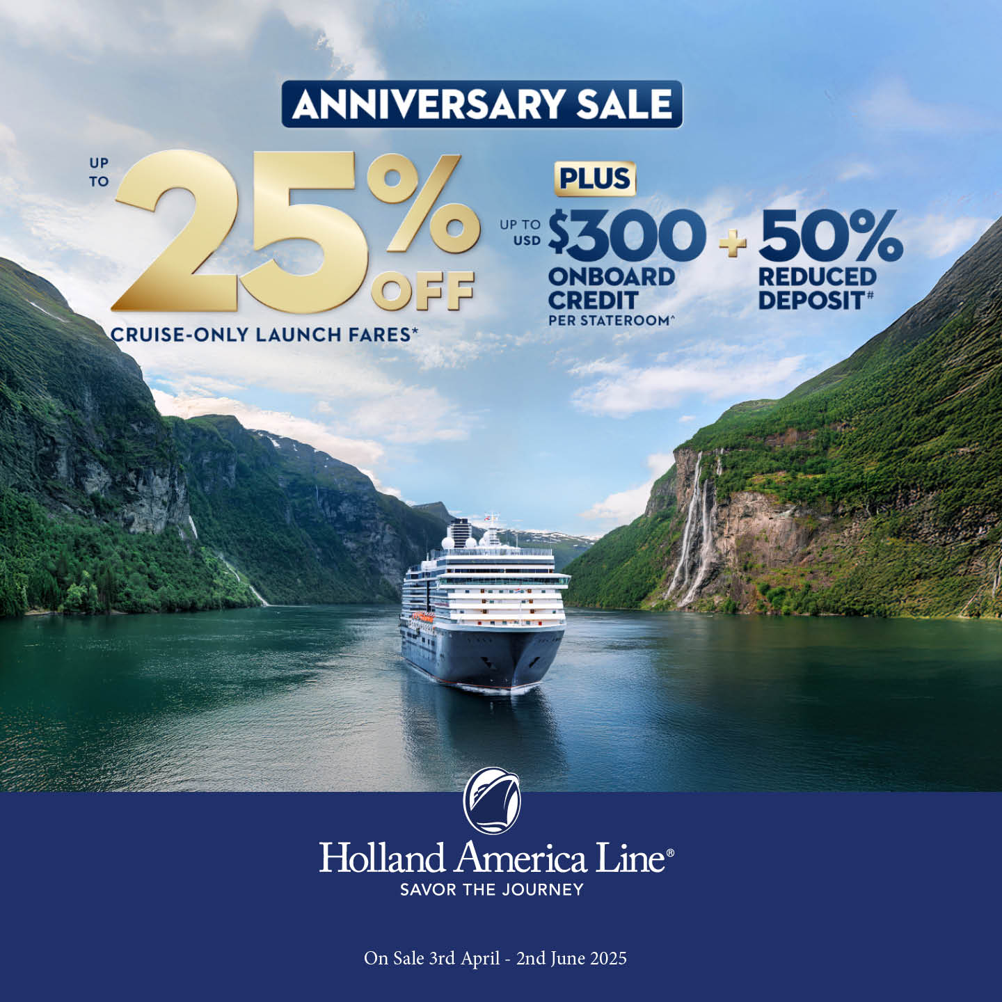 HOLLAND AMERICA DEALS 