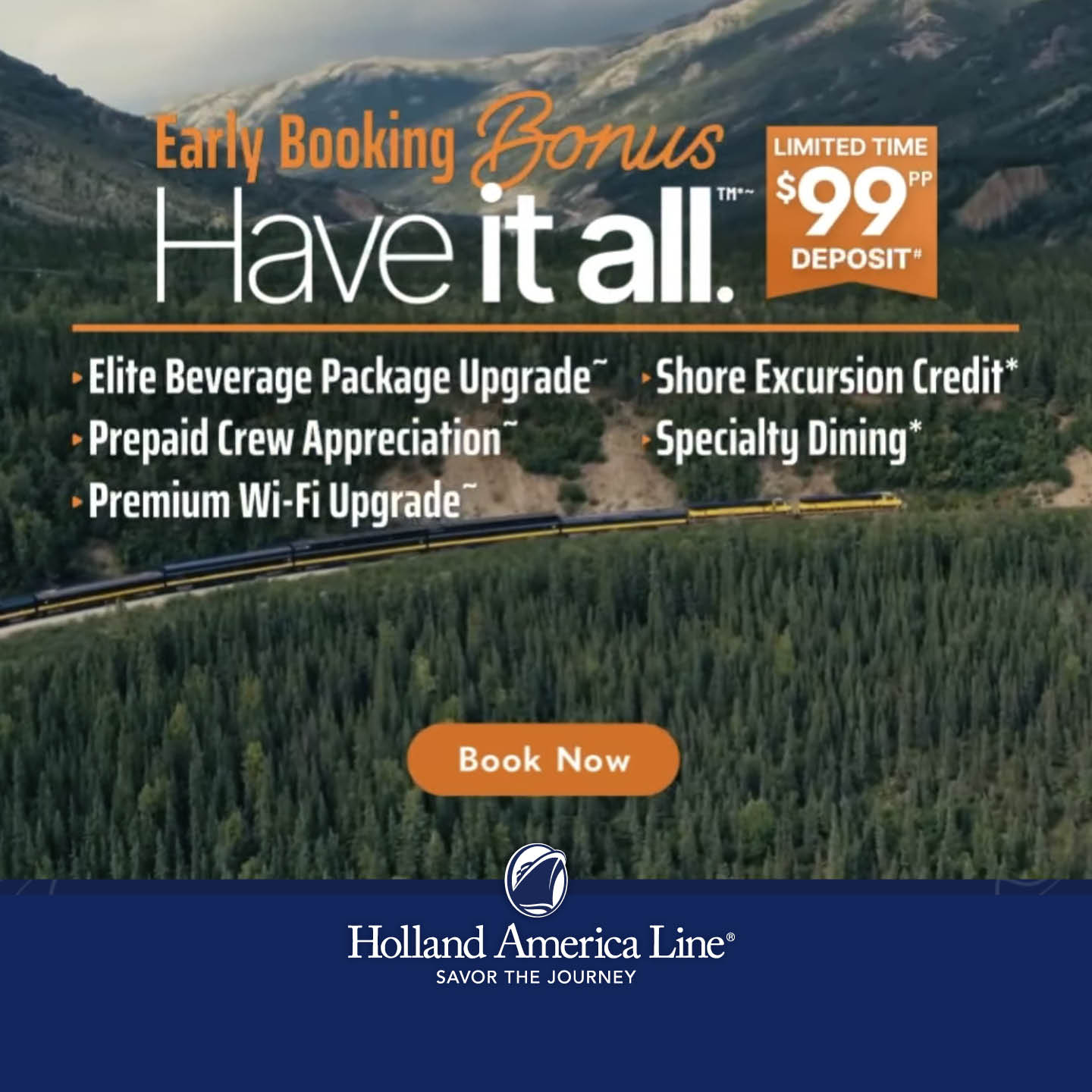 Holland America Deals